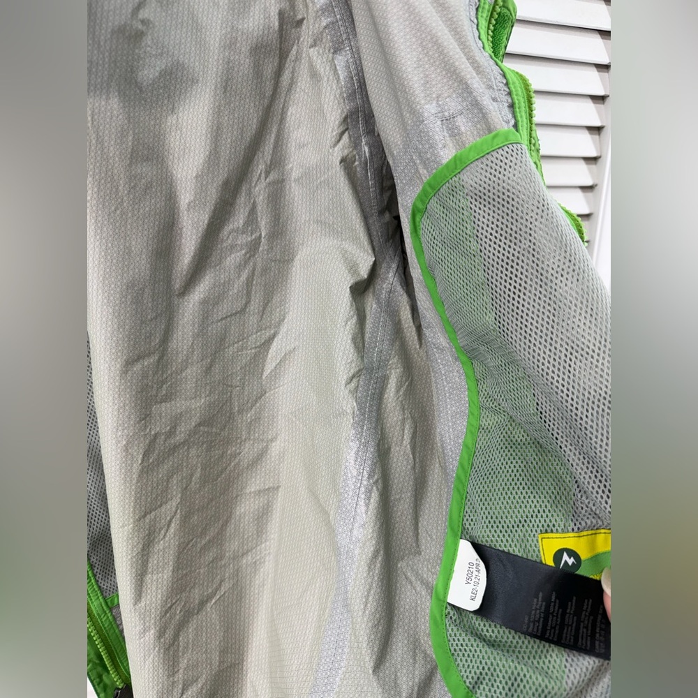 Marmot boys size M Colorblock Green Kids Rain jacket - Picture 8 of 12